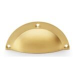 Alexander & Wilks AW910SB Raoul Cup Handle - Satin Brass (LEAD TIME: 2-3 DAYS)
