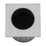 Alexander & Wilks AW993SC Sliding Door Finger Edge Pull Square - Satin Chrome (LEAD TIME: 2-3 DAYS)