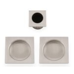 Alexander & Wilks AW995SN Square Sliding Door Pull Kit (LEAD TIME: 2-3 DAYS)