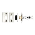 Eurospec BTL25NP 64mm Ce B/T Tubular Mortice Latch Square Nickel Plate (LEAD TIME: 2-3 DAYS)