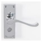 Carlisle Brass CBS55WCCP Contract Victorian Scroll Lever On Privacy Backplate (LEAD TIME: 2-3 DAYS)