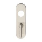 Eurospec CPRTL1170SSS 170 x 45 x 8mm Steelworx Radius Backplates Bathroom (57mm C/C) + Large Turn & Release (LEAD TIME: 2-3 DAYS)
