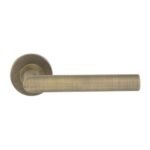 Eurospec CSL1192AB Mitred Round Bar Lever On Sprung Rose (LEAD TIME: 2-3 DAYS)
