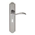 Carlisle Brass DL290CP Madrid Lever On Long Lock Backplate (LEAD TIME: 2-3 DAYS)