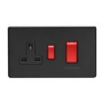Eurolite ECMB45ASWASB 45Amp Switch with a socket (LEAD TIME: 2-3 DAYS)