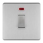 Eurolite ECSS20ADPSWNW 3-Gang 20Amp DP Switch & Neon (LEAD TIME: 2-3 DAYS)