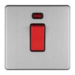 Eurolite ECSS45ASWNSB 1-Gang 45Amp DP Switch with Neon (LEAD TIME: 2-3 DAYS)