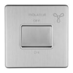 Eurolite ECSSFSWW 6Amp Fan Isolator Switch (LEAD TIME: 2-3 DAYS)