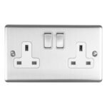 Eurolite EN2SOSSW 2-Gang Socket (LEAD TIME: 2-3 DAYS)