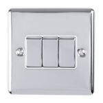 Eurolite EN3SWPCW 3-Gang Switch (LEAD TIME: 2-3 DAYS)