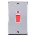 Eurolite EN45ASWNPCW 45Amp Switch with Neon Indicator (LEAD TIME: 2-3 DAYS)