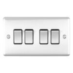 Eurolite EN4SWSSB 4-Gang Switch (LEAD TIME: 2-3 DAYS)