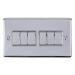 Eurolite EN6SWPCG 6-Gang Switch (LEAD TIME: 2-3 DAYS)