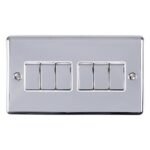 Eurolite EN6SWPCW 6-Gang Switch (LEAD TIME: 2-3 DAYS)