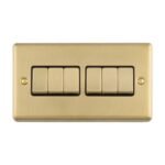 Eurolite EN6SWSBB Enhance Decorative 6-Gang Switch (LEAD TIME: 2-3 DAYS)