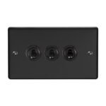 Eurolite ENT3SWMBB 3-Gang Toggle Switch (LEAD TIME: 2-3 DAYS)