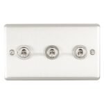 Eurolite ENT3SWSS 3-Gang Toggle Switch (LEAD TIME: 2-3 DAYS)