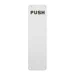 Eurospec FPP43002SAA Push Finger Plate (LEAD TIME: 2-3 DAYS)