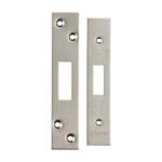 Eurospec FSF5007SSS Easi-T Forend Strikes & Fixing Pack Deadlocks - Satin Stainless Steel Square Forend (LEAD TIME: 2-3 DAYS)