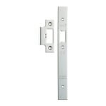 Eurospec FSF5016BSS Forend Strike & Fixing Pack To Suit Din Latch - Bright Stainless Steel Square Forend (LEAD TIME: 2-3 DAYS)
