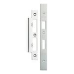 Eurospec FSF5017BSS Forend Strike & Fixing Pack To Suit Din Euro Sash/Bathroom Lock - Bright Stainless Steel Square Forend (LEAD TIME: 2-3 DAYS)