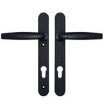 Hoppe Atlanta Lever Lever UPVC Multipoint Door Handles - 92mm PZ Sprung 122mm Screw Centres