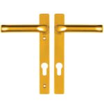 Hoppe London Lever Lever UPVC Multipoint Door Handles - 92mm PZ Unsprung 122mm Screw Centres