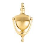 Carlisle Brass M38S Victorian Urn Door Knocker 152mm - Polished Brass (LEAD TIME: 2-3 DAYS)