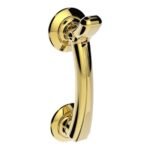 Carlisle Brass M43 Door Knocker On Rose (LEAD TIME: 2-3 DAYS)