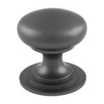 Carlisle Brass M47CANT Victorian Cupboard Knob 38mm - Anthracite (LEAD TIME: 2-3 DAYS)
