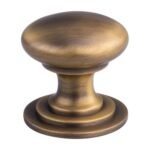 Carlisle Brass M47DAB Victorian Cupboard Knob 42mm (LEAD TIME: 2-3 DAYS)