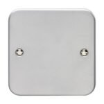 Eurolite MC1B Utility Single Blank Plate - Grey (LEAD TIME: 2-3 DAYS)