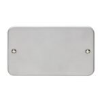 Eurolite MC2B Utility Double Blank Plate - Grey (LEAD TIME: 2-3 DAYS)