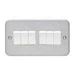 Eurolite MC6SWW Utility 6-Gang Switch - Grey (LEAD TIME: 2-3 DAYS)