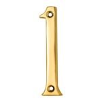 Carlisle Brass N1 Numerals (0-9) Number 1 (LEAD TIME: 2-3 DAYS)