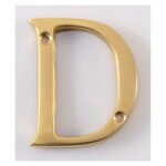 Carlisle Brass ND Letter D (LEAD TIME: 2-3 DAYS)