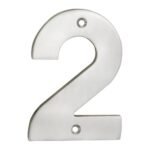 Eurospec NUM10102SSS Numerals Number 2 (LEAD TIME: 2-3 DAYS)