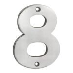 Eurospec NUM10108SSS Numerals Number 8 (LEAD TIME: 2-3 DAYS)