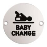 Eurospec SEX1019SSS Signage Baby Change Symbol (LEAD TIME: 2-3 DAYS)