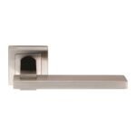 Eurospec SSL1402SSS Tange Designer Lever On Sprung Square Rose (LEAD TIME: 2-3 DAYS)