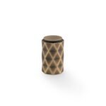 Alexander & Wilks AW847-30-AB Diamond Cut Cylinder Cabinet Knob 30mm (LEAD TIME: 2-3 DAYS)