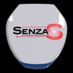 CQR BCSENZ/S/COV/W/B Senza S Cover |White with Blue Lens (LEAD TIME: 2-3 DAYS)