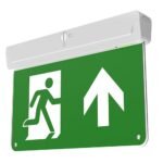 CQR BL/310/M/WH/865 LED Emergency Blade Exit Sign c/w Arrow Up Legend - White (LEAD TIME: 2-3 DAYS)