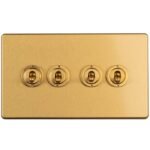 Eurolite ECSBT4SW 4-Gang 2-Way Toggle Switch (LEAD TIME: 2-3 DAYS)