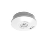 CQR ER/2/ST/WH/865 SELF-TEST - Escape Surface EM Downlight c/w 2 lens, IP65 (LEAD TIME: 2-3 DAYS)