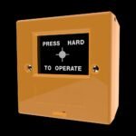 CQR FP2/YL/UNP FP2 Manual Call Point Single Pole - Yellow - (Unprinted) (LEAD TIME: 2-3 DAYS)