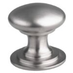 Carlisle Brass M47BSN Victorian Cupboard Knob 32mm - Satin Nickel (LEAD TIME: 2-3 DAYS)