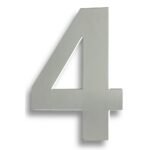 Eurospec NUM10174SSS Stainless Steel 7" Numerals (0-9) (Number 4) (LEAD TIME: 2-3 DAYS)