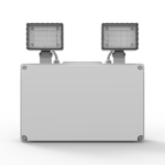 CQR TS/4/NM/WH/865 WHITE - Emergency LED Twin Spot, 2x250lm, IP65 (LEAD TIME: 2-3 DAYS)